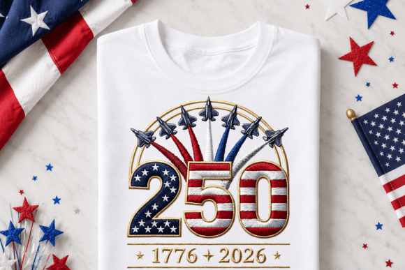 250 Years of America 1776-2026 PNG Design