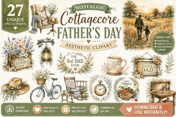 Cottagecore Father’s Day Aesthetic: Crafting Nostalgic Moments with Rustic Charm