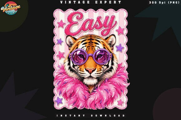 Easy Tiger Coquette Patchwork PNG Guide