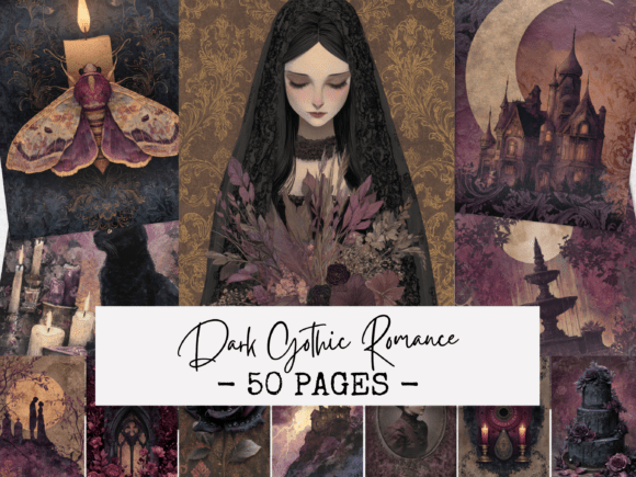 Embracing the Shadows: A Guide to Dark Gothic Romance Junk Journaling