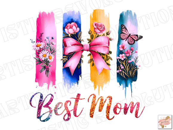 Evaluating the Brushstroke Best Mom PNG Mama PNG Design for Modern Sublimation Projects