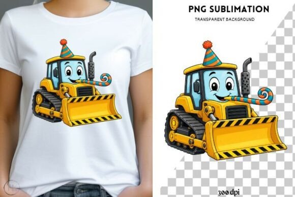 Leveraging the Construction Birthday Bulldozer PNG for Modern Creative Commerce