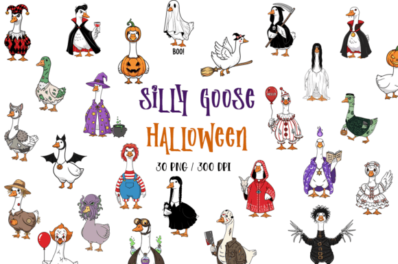 Silly Goose Halloween Clipart Bundle: A Designer’s Guide