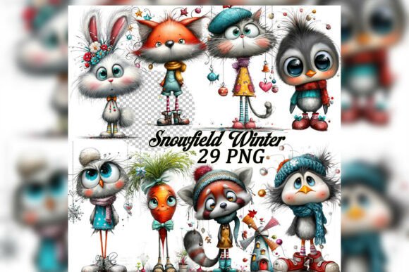 Snowfield Winter Clipart Set: A Designer’s Guide