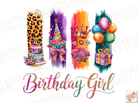 Unlocking Creativity: A Comprehensive Guide to Using Brushstroke Birthday Girl PNG Designs for Sublimation and Crafts
