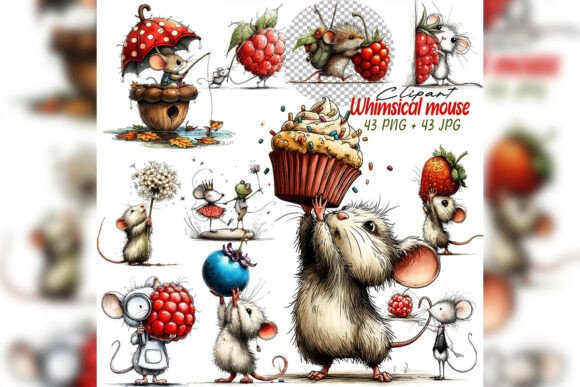 Whimsical Mouse Clipart Set: A Creative Guide